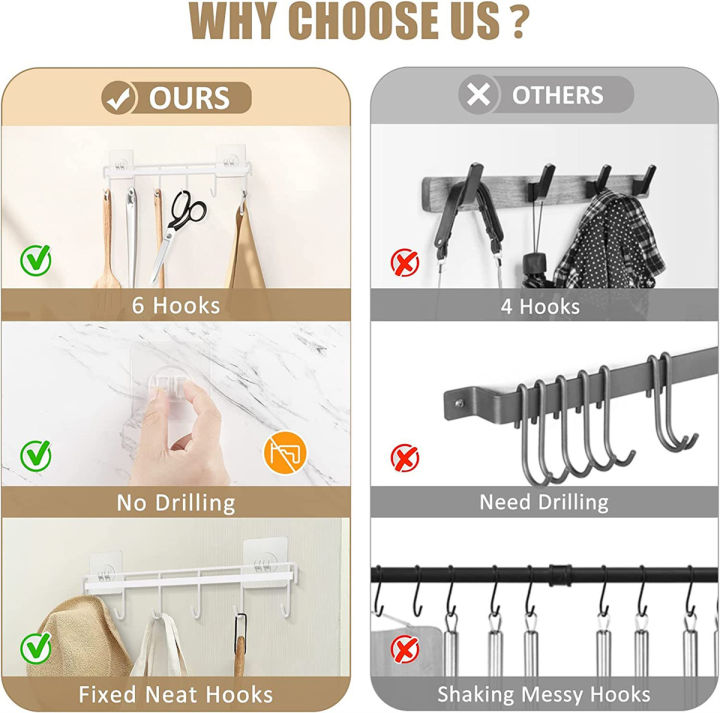 GC%202pcs%20Wall%20Mounted%20Coat%20Rack,%20Metal%20Wall%20Self-adhesive%20Hanger,%20Coat%20Hook%20With%206%20Hooks%20For%20Clothes%20Towel%20Hats,%20Kitchen%20Wall%20Hanging%20Rack%20No%20Drilling%20Hanger%20%EF%BB%BF%20-%20Image%203