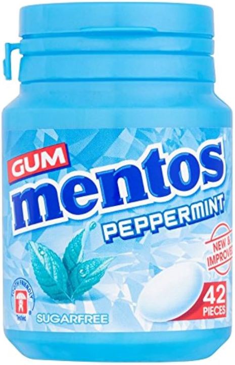 Mentos Gum White Peppermint - 56gm (Sugar Free)