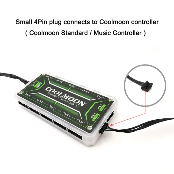 Coolmoon%20RGB%20LED%20Light%20Graphics%20Card%20Brket%2025cm/28cm%205V%20Small%204PIN%20GPU%20Suprt%20VGA%20Holder%20for%20Computer%20Chassis%20PC%20-ROG28CM%20w%20Music%20-%20Image%206