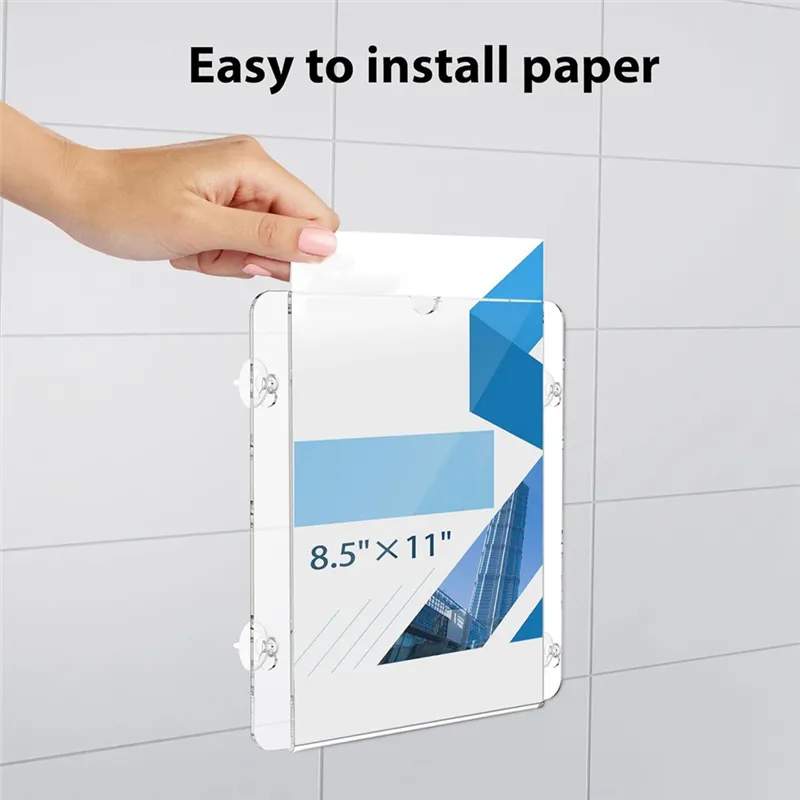 Relx Sign Holder Stand 8.5x11 Inch - Adjustable Floor Standing Sign Holder - Signage Stand With - View #3