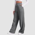 Wide Leg Pants For Women’S Fleece Lined Sweatpants Straight Pants Bottom All-Math Plain Fitness Joggers Pants Travel Basic.