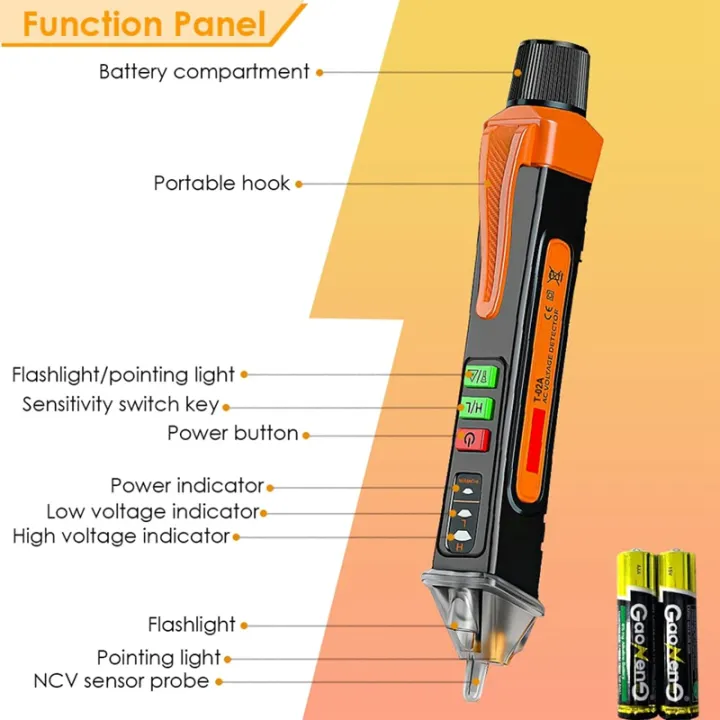 Non-Contact%20Voltage%20Test%20Pen%20Dual%20Range%20Voltage%20Tester%2012V/48V-1000V%20-%20Image%203