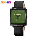 SKMEI 2032 Women Quartz Watch Luxury Leather Strap Waterproof Women's Clock Casual Simple Girl Wristwatch Reloj Hombre 1961 1620.