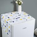 Fridge top-sided cover to protect against dust. 