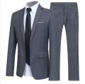 Men's British Style Elegant Blazers 2 Pieces Sets Business Shirt Pants Jacket Coat 3 Suits Formal Dress Wedding Luxury Suit.