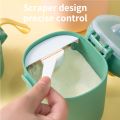 Portable baby milk powder box with spoon Dinosaur baby box food storage Outside Travel large capacity food storage box. 