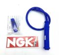 Motorcycle  Universal ignition cable or  Bike racing power cable NGK -Blue. 