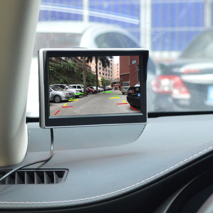 gu%205%20Inch%20Tft%20Lcd%20Screen%20Car%20Monitor%202%20Channels%20Video%20Input%20800%20x%20480%20Reversing%20Parking%20Hd%20Digital%20Display%20-%20Image%205