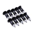 10Pcs 775 CPU heatsink mount pin plastic push screw cooling fan mounting clip. 
