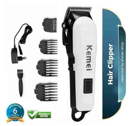 Kemei KM-809A Digital Electric Rechargeable Professional Hair Clipper Trimmer