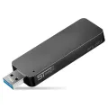 STmagic SPT31 256G Mini Portable M.2 SSD USB3.1 Solid State Drive Read Speed 500MB/s - Gray. 