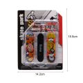 Creative Finger Skateboard Scrub Non-slip Professional Mini Skateboard Toy Finger Skate Board Tabletop Toys. 