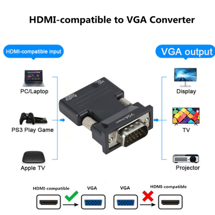 1080P%20HDMI-Compatible%20to%20VGA%20Converter%20%E2%80%93%20HD%20Male%20to%20VGA%20Female%20Adapter%20with%20Audio%20Cable%20for%20Laptop,%20PC,%20PS4,%20Projector,%20TV,%20Monitor%20-%20Image%205
