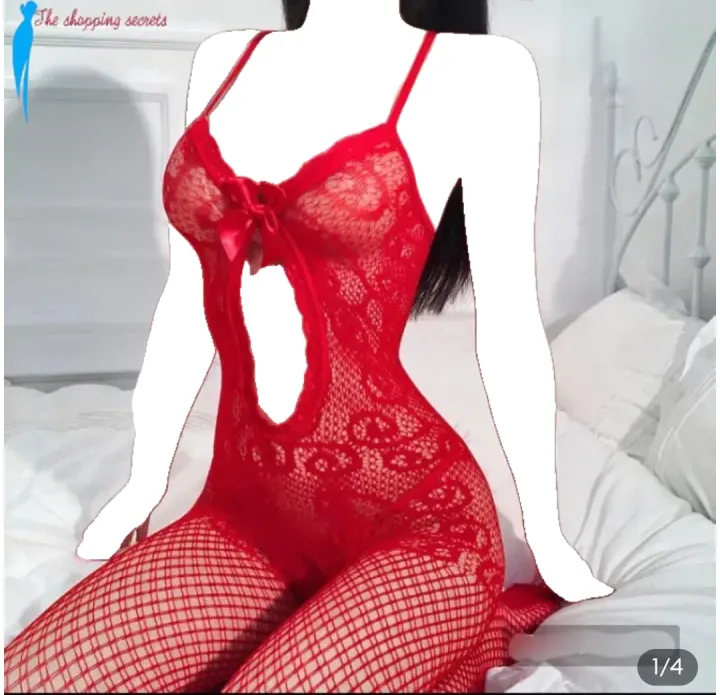 Fashion%20Sleepware%20Transparent%20%20Woman%20Lace%20Night%20Dress%20-%20Image%203