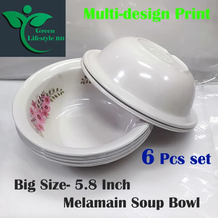 Melamine%20Soup%20Bowl/Bati%204/6%20Pcs%20Set%205.8"%20Round%20Multi%20Design%20Print%20(Hard%20Melamine)%20-%20Image%206
