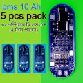 5 pcs BMS Module Board 3S 10A 12V Lithium Battery Charger Protection for 3pcs 18650 Li-ion Battery Cell Charging - 12 volt battery.
