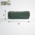 Pencil Pouch, White & Green, (9"x4"). 