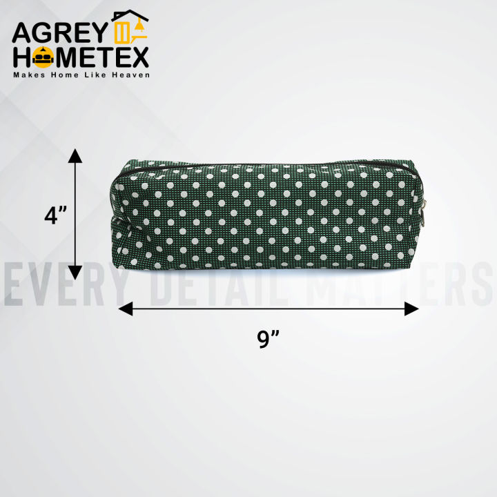 Pencil%20Pouch,%20White%20&%20Green,%20(9"x4")%20-%20Image%205