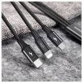 Baseus Rapid Series 3-in-1 Cable Micro+Dual Lightning 3A (1.2M). 