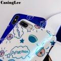 For Realme Narzo N55 Case Cute Doraemon Soft Shockproof Cartoon Design Couple Full Protection Back Cover Casing hp Realme Narzo N55 Phone case. 