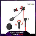 PLEXTONE G30 Type C In Ear Gaming Headset with Noise Canceling.