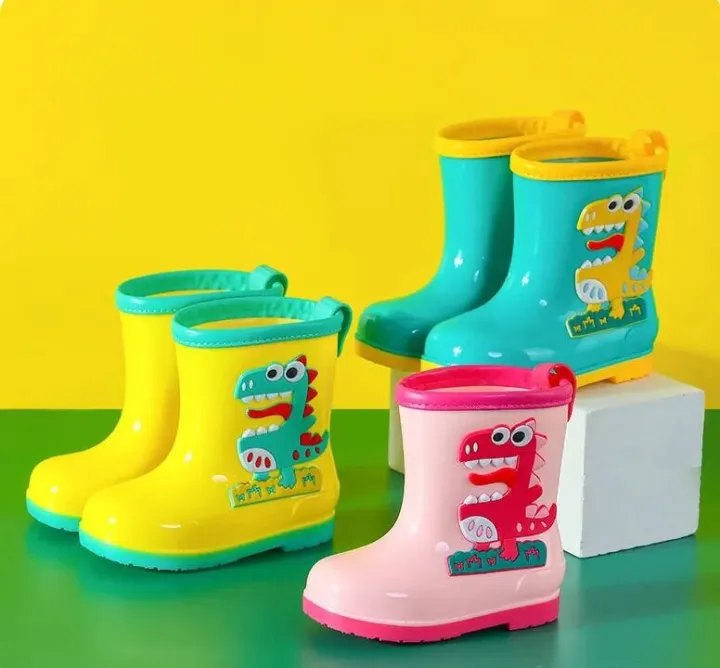 Rain%20Boots%20Kids%20Girl%20Cute%203D%20Rainboots%20Dinosaur%20Children's%20Boys%20Boots%20Plush%20Warm%20Ankle%20PVC%20Waterproof%20Toddler%20Water%20Shoes%20-%20Image%205