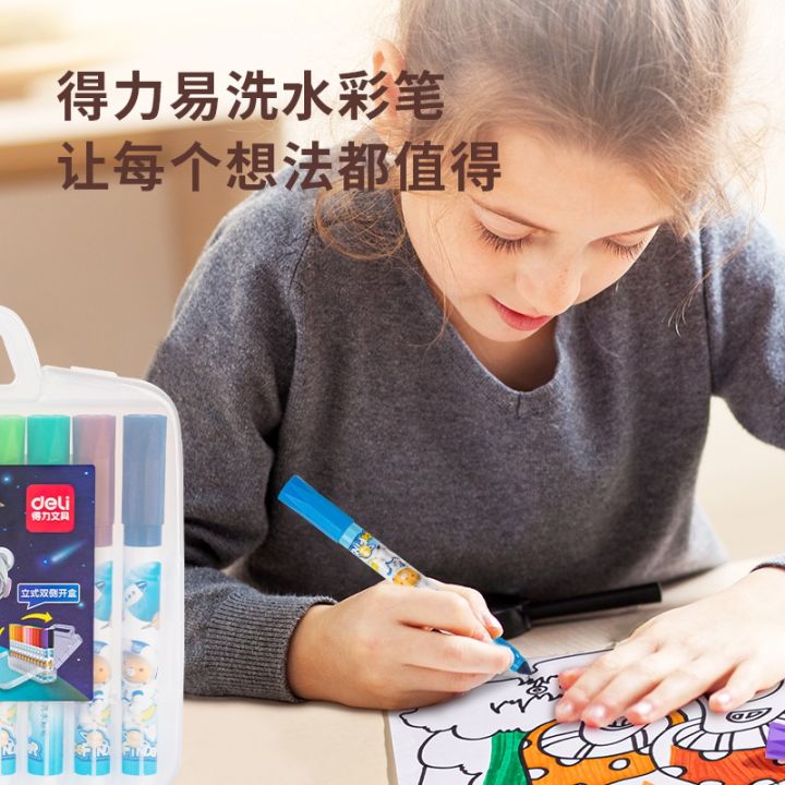Deli%20E70738-24%20Water%20Color%20Felt%20Pen%2024%20Pcs%20pen%20-%20Image%204