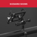 GUB PLUS 15 Phone holder for bicycle aluminum alloy mobile phone holder riding equipment rotating navigation rack.