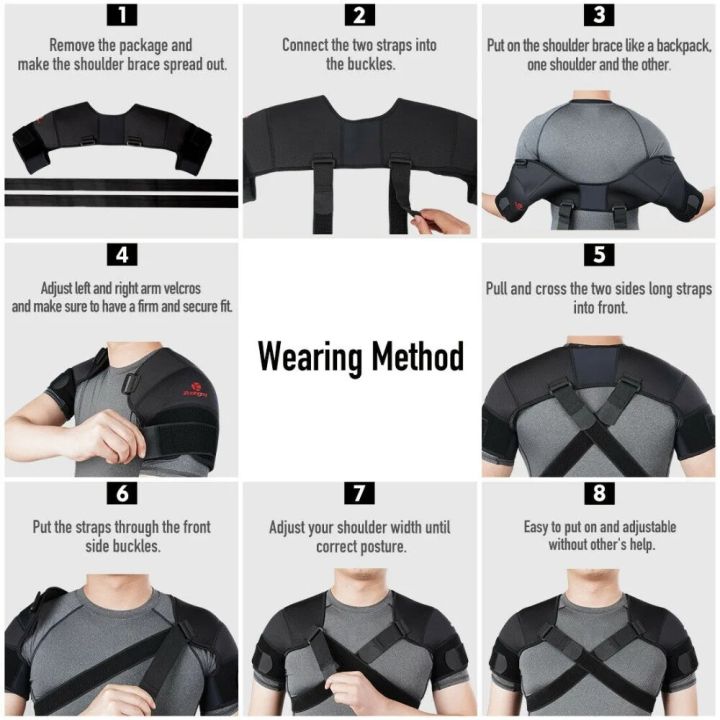 Kuangmi%207K-foam%20Double%20Shoulder%20Brace%20Adjustable%20Sports%20Shoulder%20Support%20Belt%20Back%20Pain%20Relief%20Double%20Bandage%20Cross%20CompressionSupports%20&%20Braces%20-%20Image%206