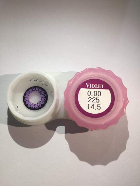 205 Angel Angel Soft 225 violet Contact Lens Angel Soft Color Contact Lenses ...