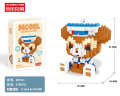 Tiny small particle building block Lina compatible with LEGO cartoon doll puzzle assembly toy gift. 