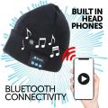 Soft Warm Beanie Hat Bluetooth Music Smart Cap Headset Speaker with Mic.