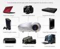 Mini Projector Model : RD-802B .160 Lumens Direct TV, HDMI, AV, VGA. 