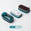 Multifunctional Hydraulic Cleaning Brush Kitchen Washing Brush Replaceable Brush Head Liquid Washing Brush. 