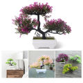 Artificial Plants Bonsai Small Tree Pot Plant Flowers Potted Ornaments For Home Room Table Decoration Hotel Garden Decor. 