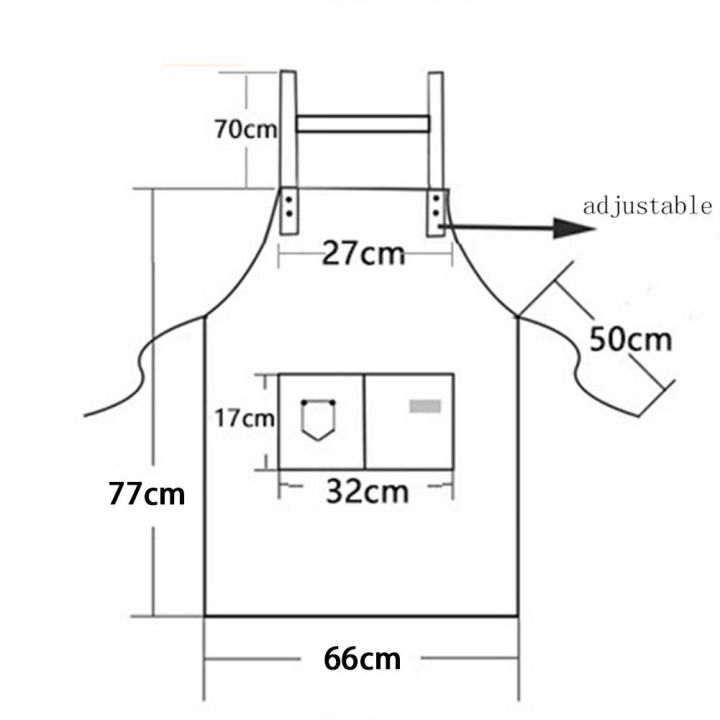 Kitchen%20Cooking%20Aprons%20With%20Pockets%20Adjustable%20Waterproof%20Canvas%20Apron%20Foldable%20Wear-resistant%20Overalls%20For%20Home%20Kitchen%20Garden%20-%20Image%208