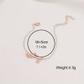 Women's Watch Flower Fashion Quartz Watch Sparkling Rhinestone Analog Wrist Watch & 1pc Rose Flower Bracelet, Gift For Mom Her.