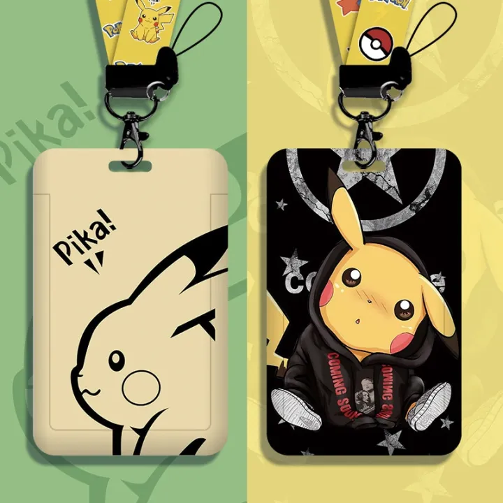 Pokemon%20Anime%20Card%20Holder%20Pikachu%20Squirtle%20Cartoons%20Figure%20PVC%20Student%20Campus%20Card%20Hanging%20Lanyard%20ID%20Protective%20Case%20Wholesale%20-%20Image%204