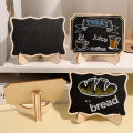 1/10pcs Mini Message Blackboard Wood Chalkboard Wooden Memo Black Board Collapsible Writing Boards.