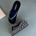 New Dai Slippers Myanmar Wedge Flip-Flops Platform Flip-Flops Good-looking Outdoor All-Matching Sandals.