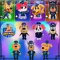 CozyCute Labrador Sheriff Plush Toy Cartoon BabyBus Security Sheriff Stuffed Doll Children's Day Birthday Gift chenhomph.