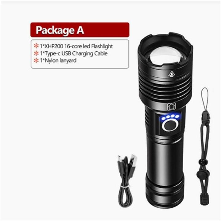 Duangduang%20Led%20Zoom%20Flashlight%20Xhp70%20Torch%20-%20Illuminate%20Your%20Outdoor%20Adventures%20With%20This%20Usb%20Rechargeable%20Waterproof%20Flashlight%20-%20Boasting%20Ultra-Bright%20Led%20Technology%20-%20Image%204