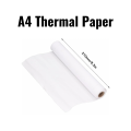 A4 Thermal Paper Roll - Ideal for Thermal Printing at Office, School, and Home. 