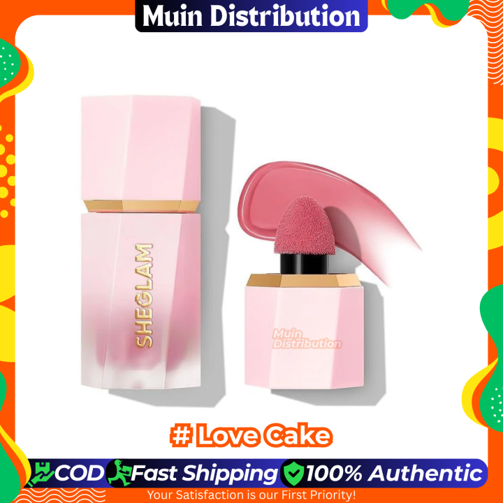 〽️ Sheglam Color Bloom Liquid Blush # Love Cake - 5.2 Ml