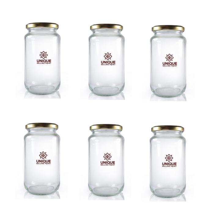 FOOD%20Grade%20Glass%20Jar,%20Kitching%20&%20Dining-%20Kitching%20Storage%20Accessories%20-%20(Par%20PIECE%20500ml)%206%20PIECE%20SET%20-%20Image%205