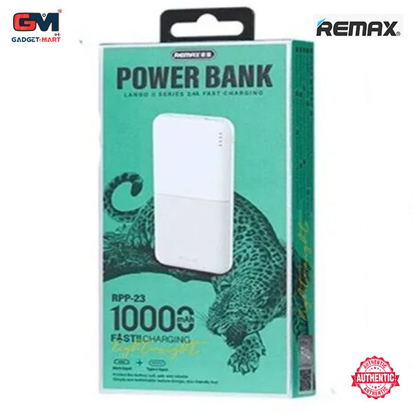 Remax 10000mAh RPP-23 Lango II Series 2.4A Power Bank | Daraz.com.bd