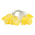 2M 10 LED Lemon Slice Decorative Light String / Net Red Light / Ins Style Room Decoration Wedding Party Home Decoration LED String. 