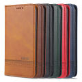 Leather Case for Apple iPhone X/XS Vintage Flip Wallet Card Slots Magnetic Closure TPU Inner Stand Cover. 