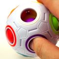 Rainbow Ball Magic Cube Fidget Toy Puzzle Magic Rainbow Ball Puzzle Fun Fidget. 