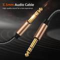 1/4 inch Guitar Instrument Cable, Male to Male TRS 1/4 inch to 1/4 inch 6.5mm Stereo Audio Cable, for Studio Monitor Electric Mandolin Organ.. 